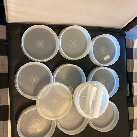 Tupperware White Storage Containers with Stackable Design - Picture 2 of 5